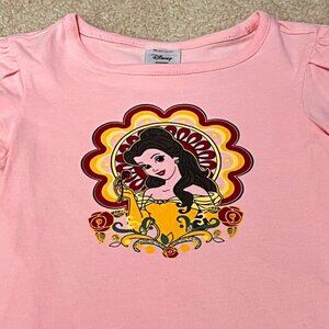 Disney Collection - Girls Long Sleeve Belle Shirt - Beauty & the Beast - Size 3T